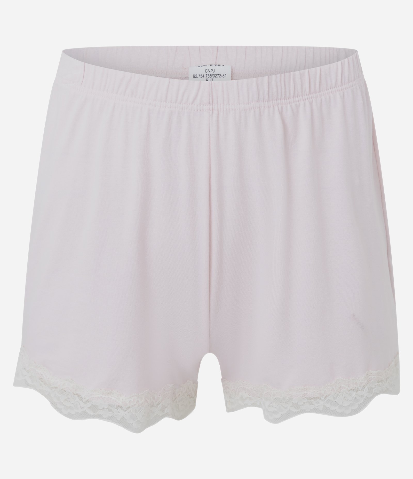 Pijama Curto em Viscose com Regata e Short Rendado Rosa 4