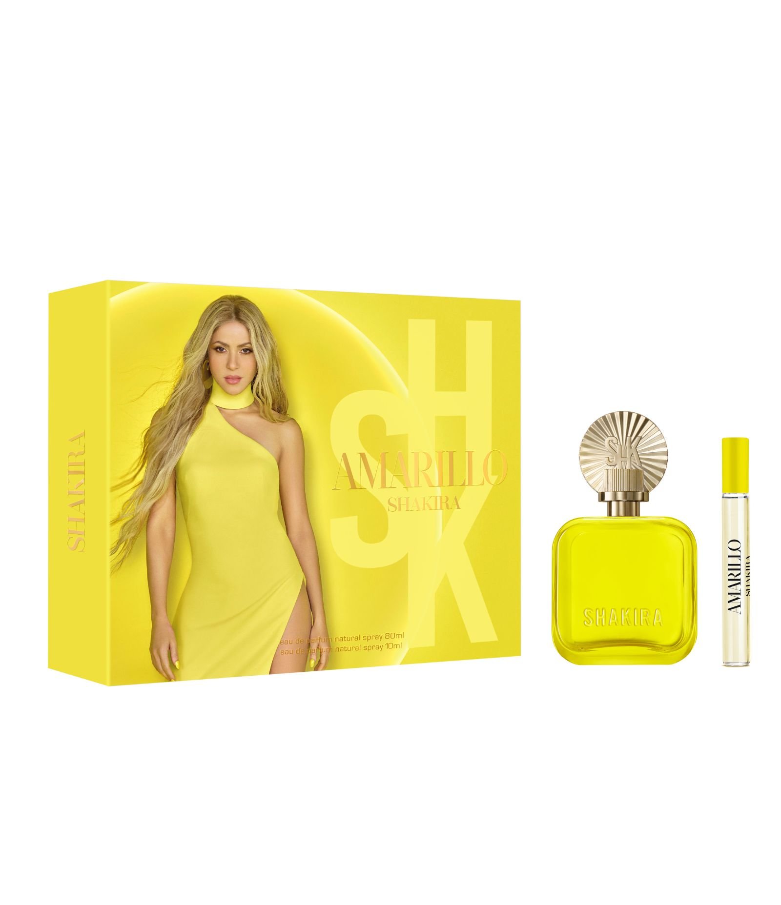 Kit Amarillo Shakira Eau de Parfum 10 ml + 80 ml KIT 1