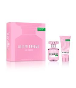 Kit United Colors Of Benetton Dreams Love Yourself For Her EDT 80 ml + Creme corporal 75 ml