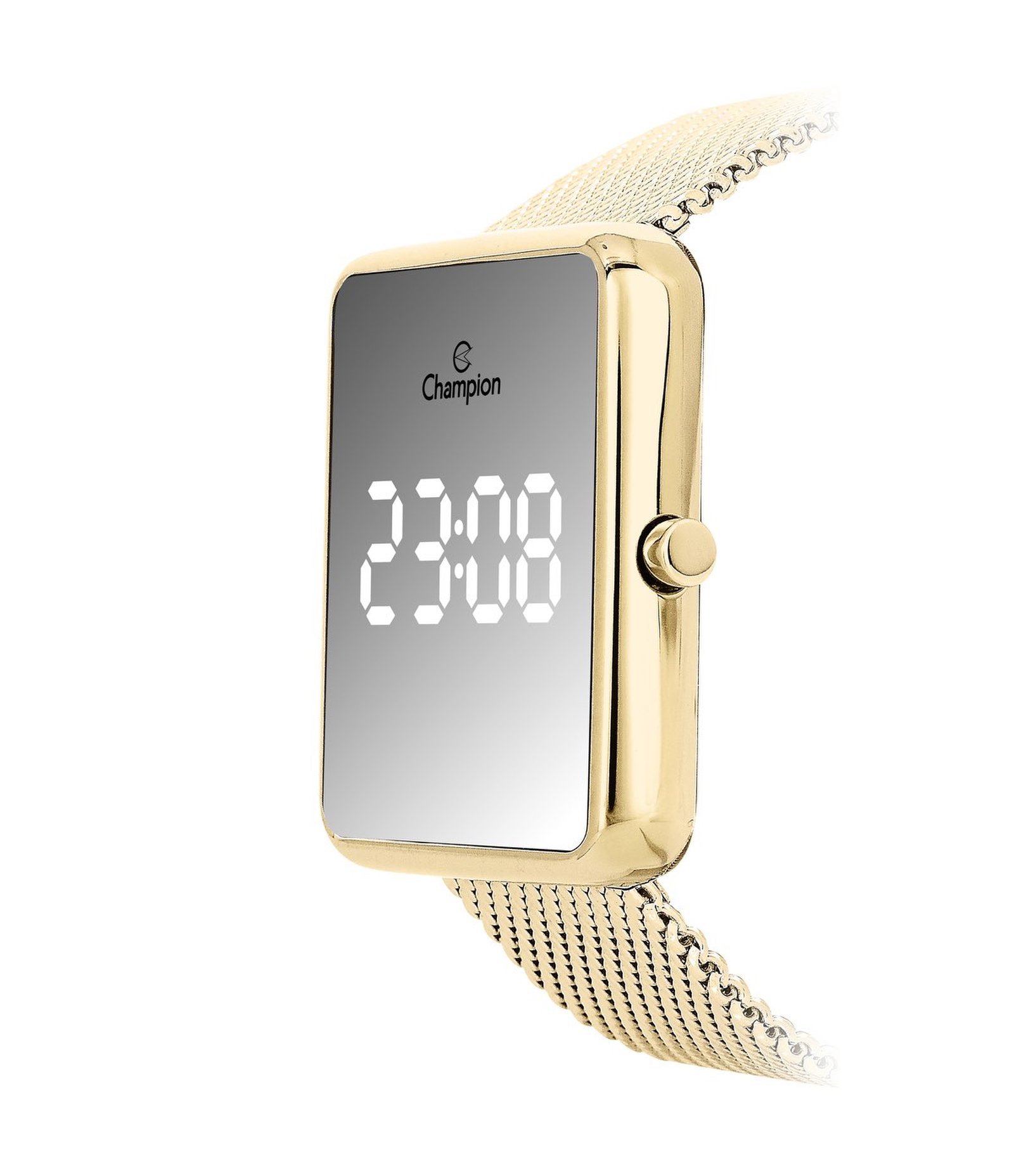 Relógio Digital Champion em Aço CH48180B Dourado 2