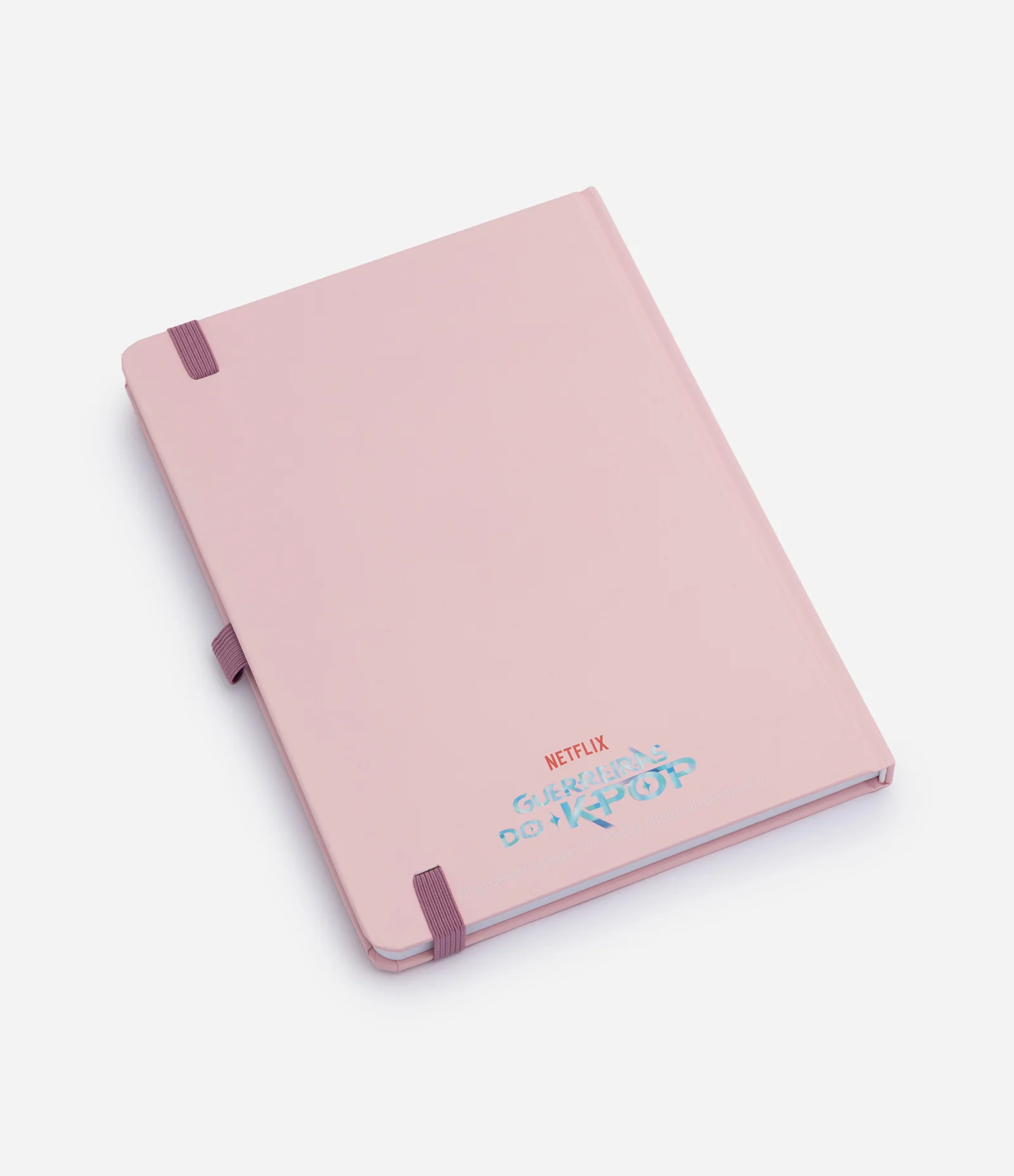 Caderno Pautado com Estampa Frontal Huntrix 96 Páginas Rosa 2