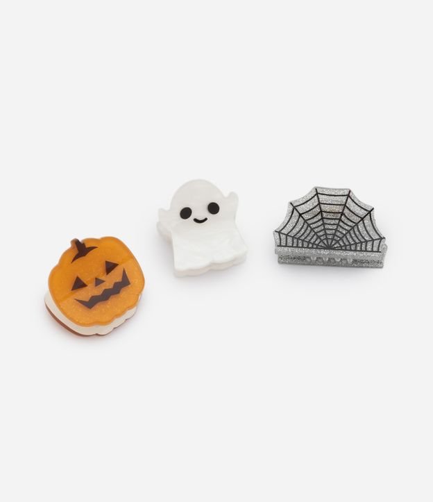 Kit 3 Piranha de Cabelo Infantil Em Plástico Halloween  - Tam Único