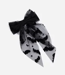 Laço de Cabelo Infantil Accessories Estampa de Morcegos - Tam Único