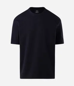 Camiseta Relaxed e Texturizada Mini Waffle