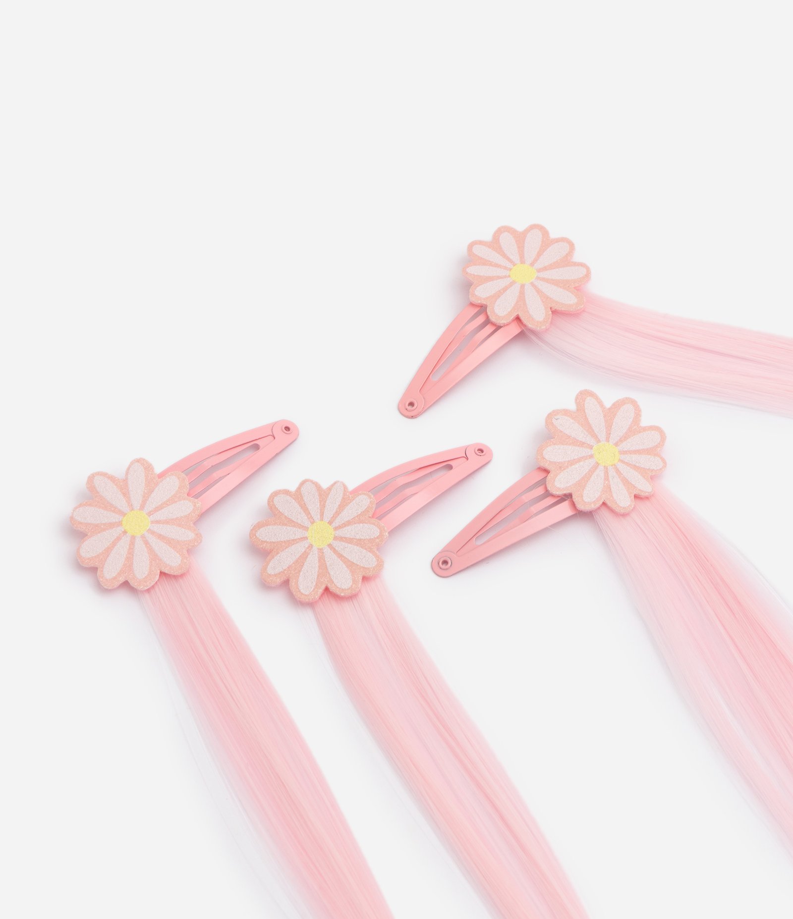 Kit 4 Presilha De Cabelo - Tam Único Rosa 2