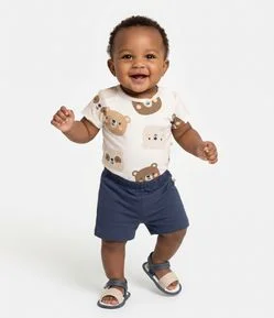 Conjunto Infantil Teddy Boom Body  - Tam RN - 18 Meses