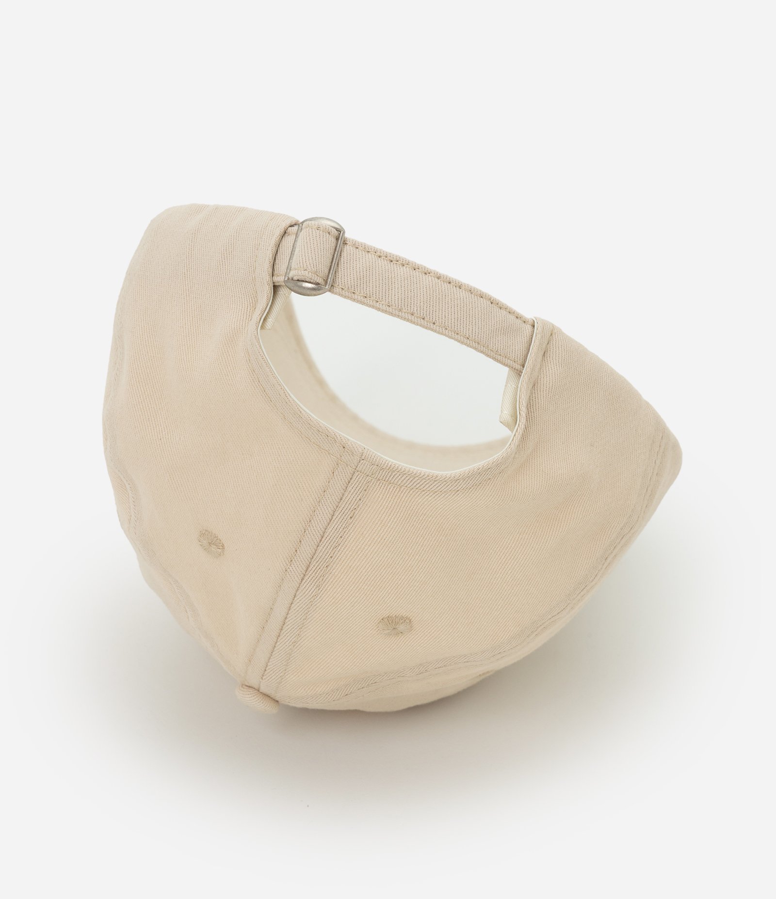 Boné Sarja com Bandeira do Brasil Bordada Bege 3