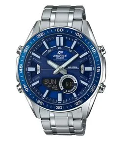 Relógio Anadigi Casio em Aço EFV C100D 2AVDF