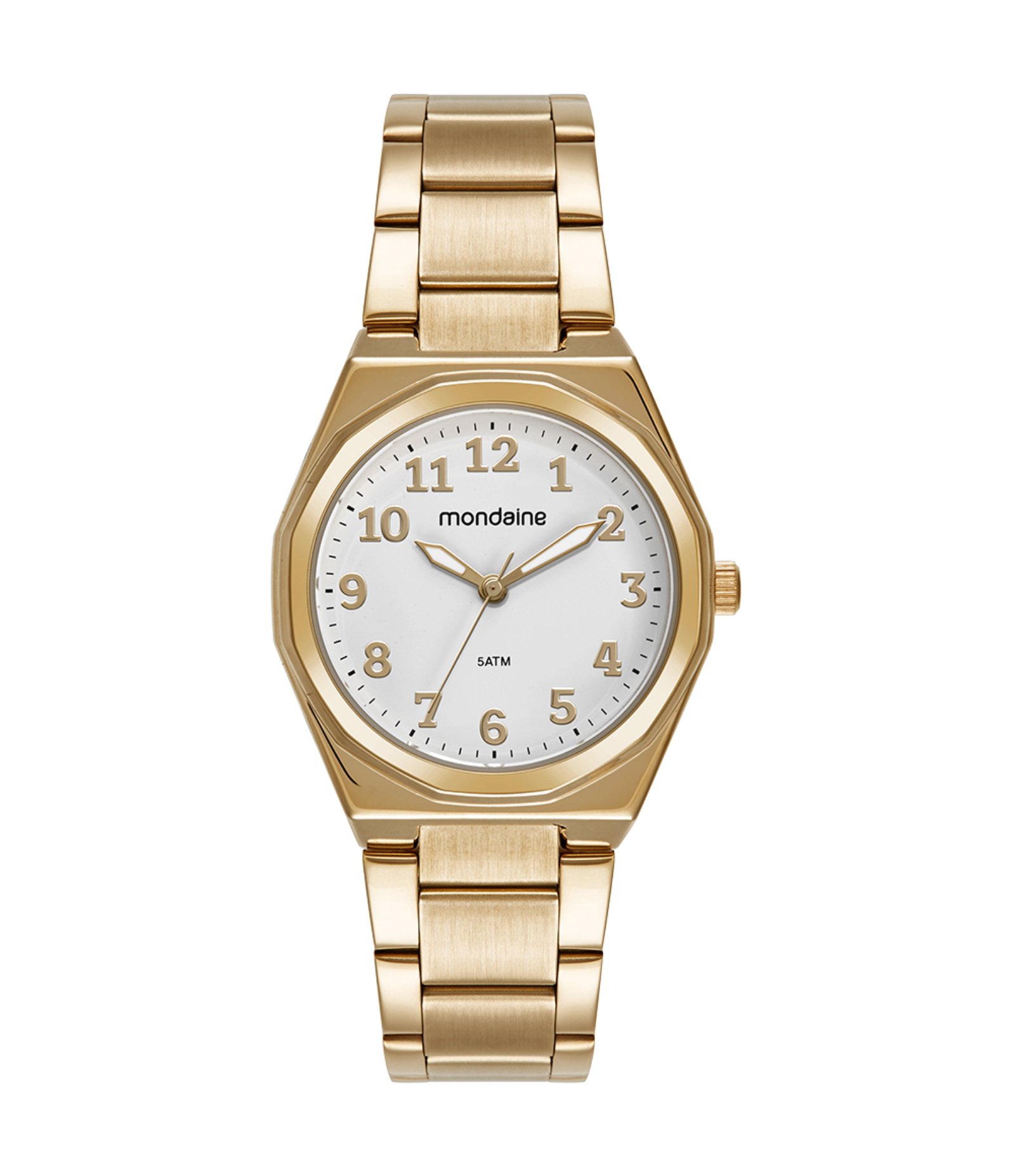 Relógio Analógico Mondaine em Aço 32920LPMKDE1K1 Dourado 1