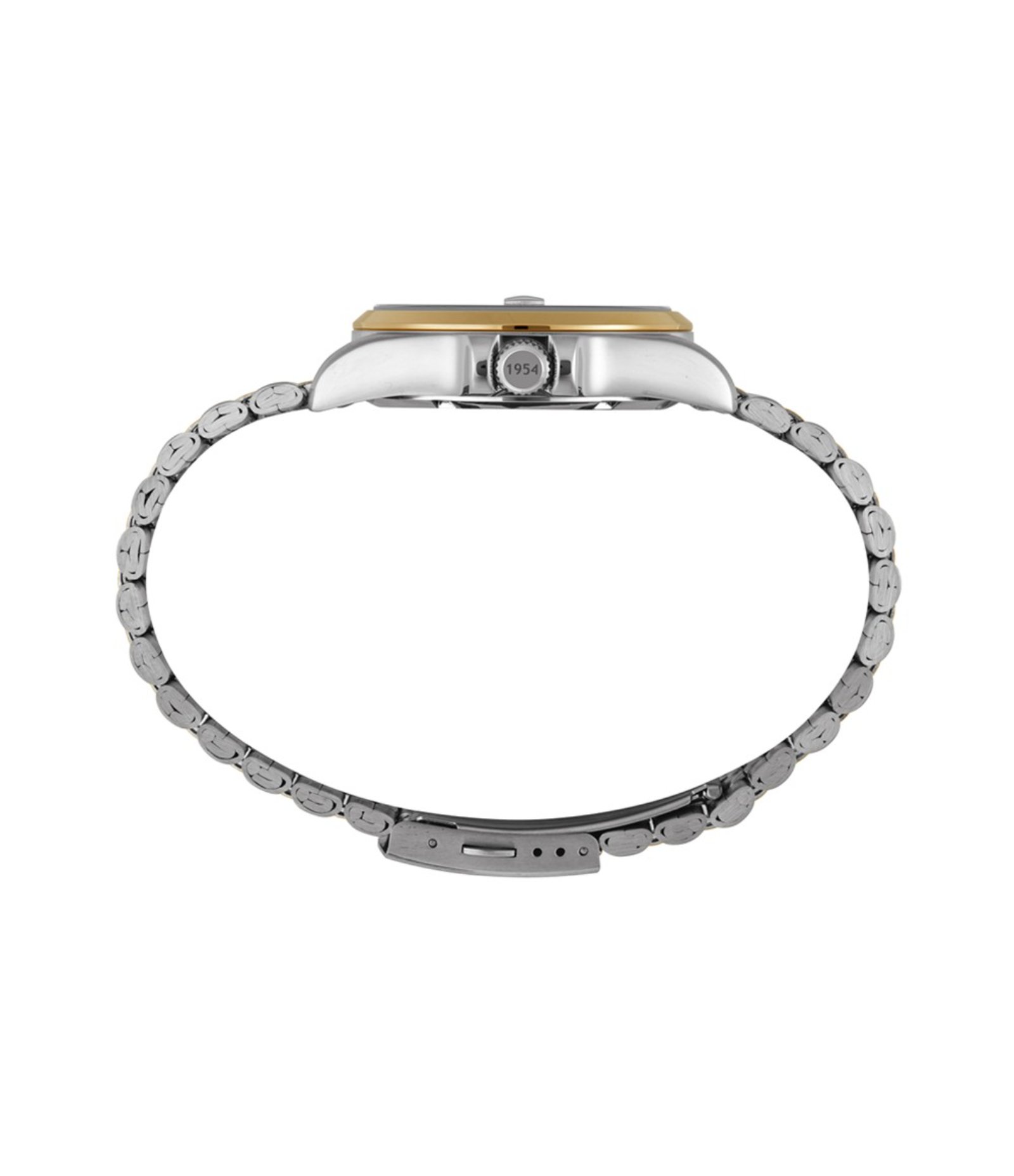 Relógio Mondaine Automático Em Aço 32993GPMVBA3 Prata e Dourado 2