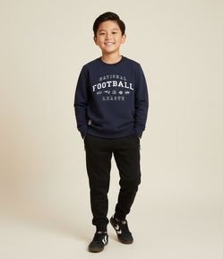 Casaco Infantil com Lettering em Relevo NFL – Tam 5 a 14 Anos