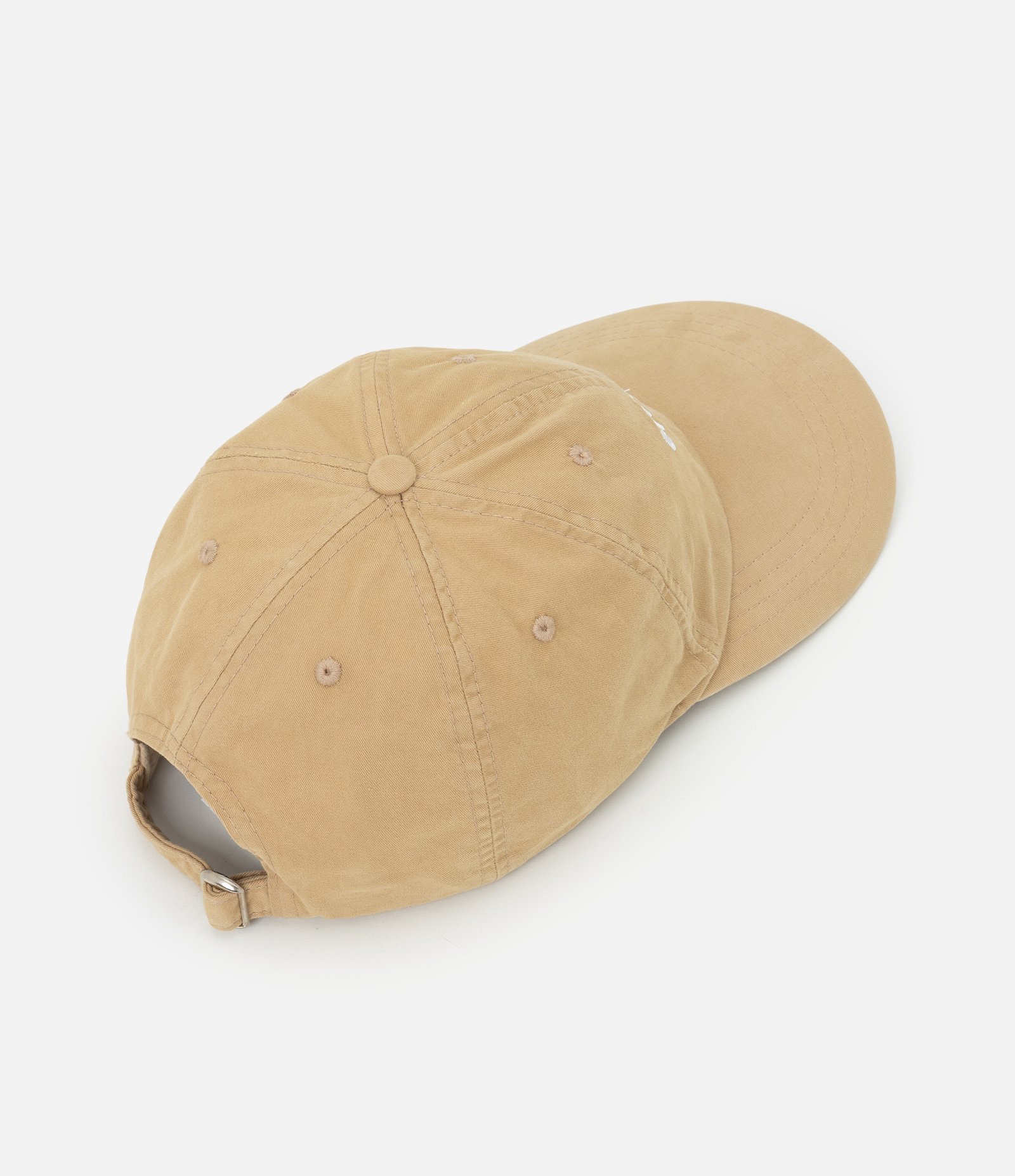 Boné de Sarja com Bordado Errejota Bege 3