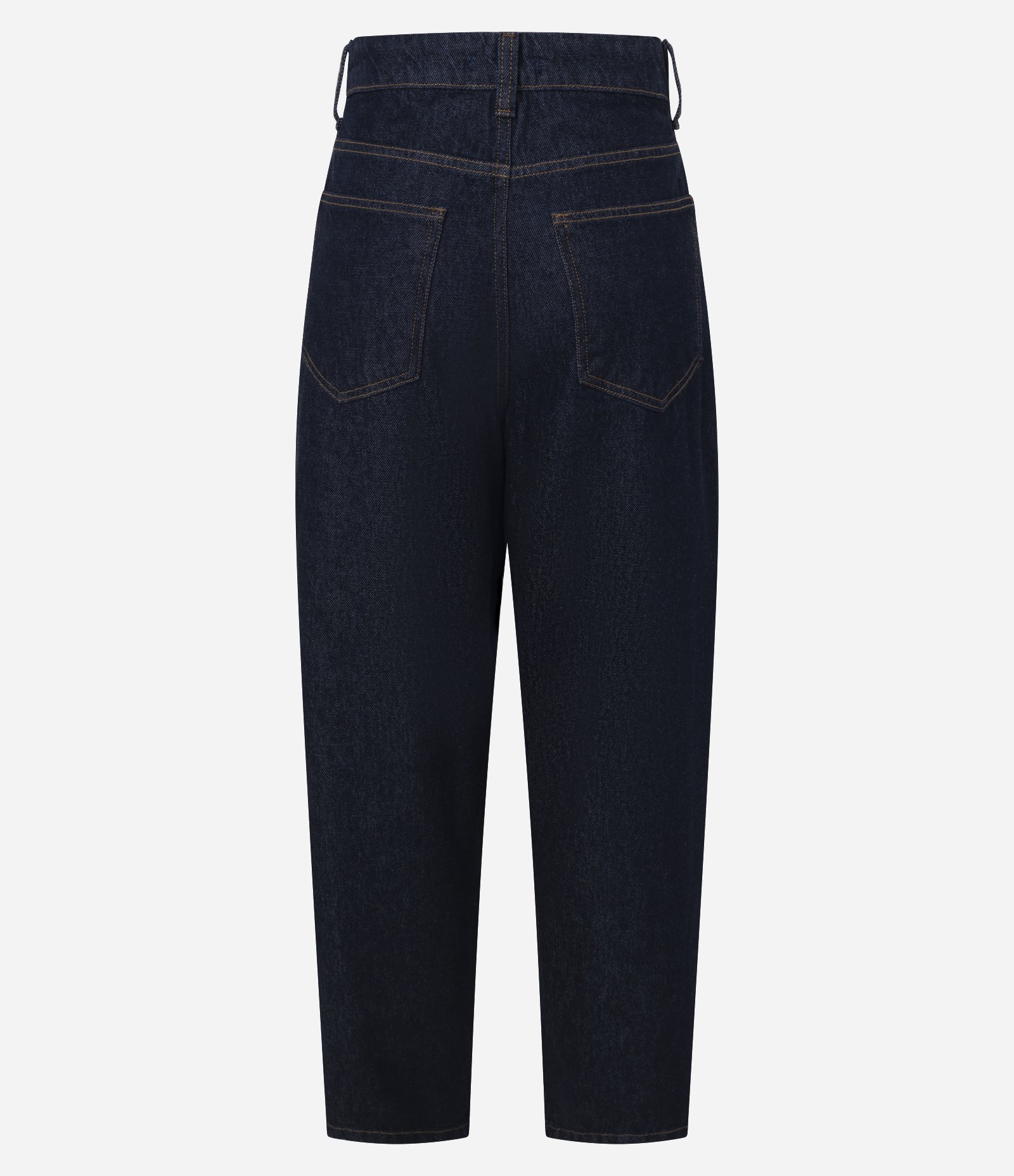 Calça Jeans New Carrot com Cintura Alta Azul Escuro 2