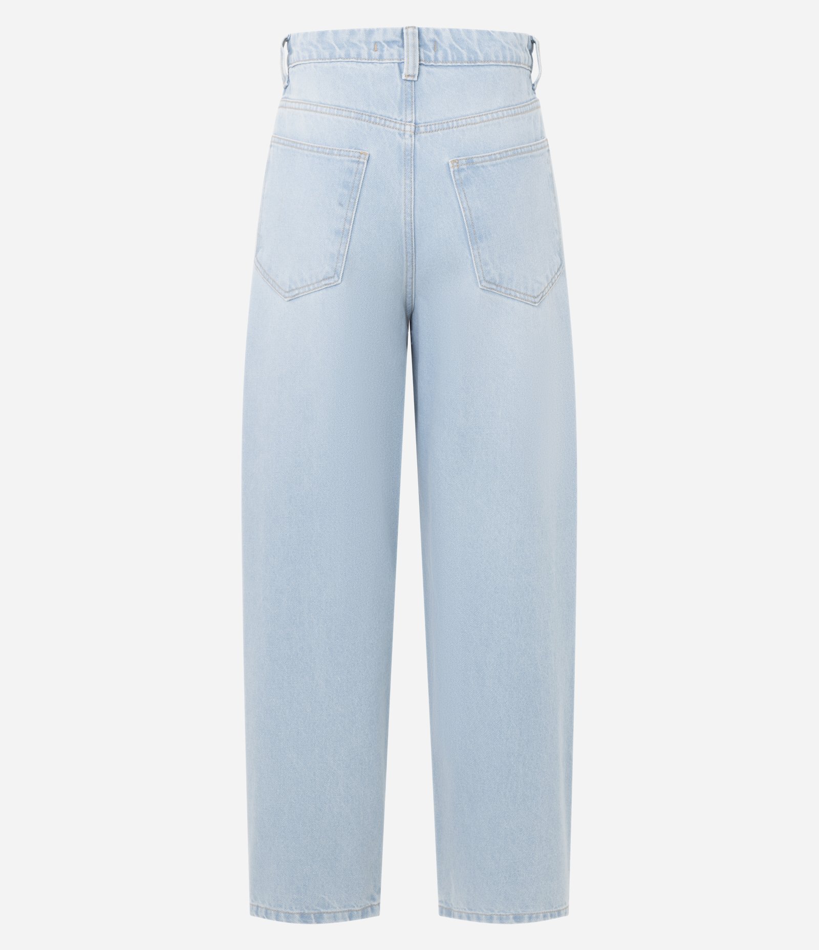 Calça Jeans New Carrot com Cintura Alta Azul Claro 2