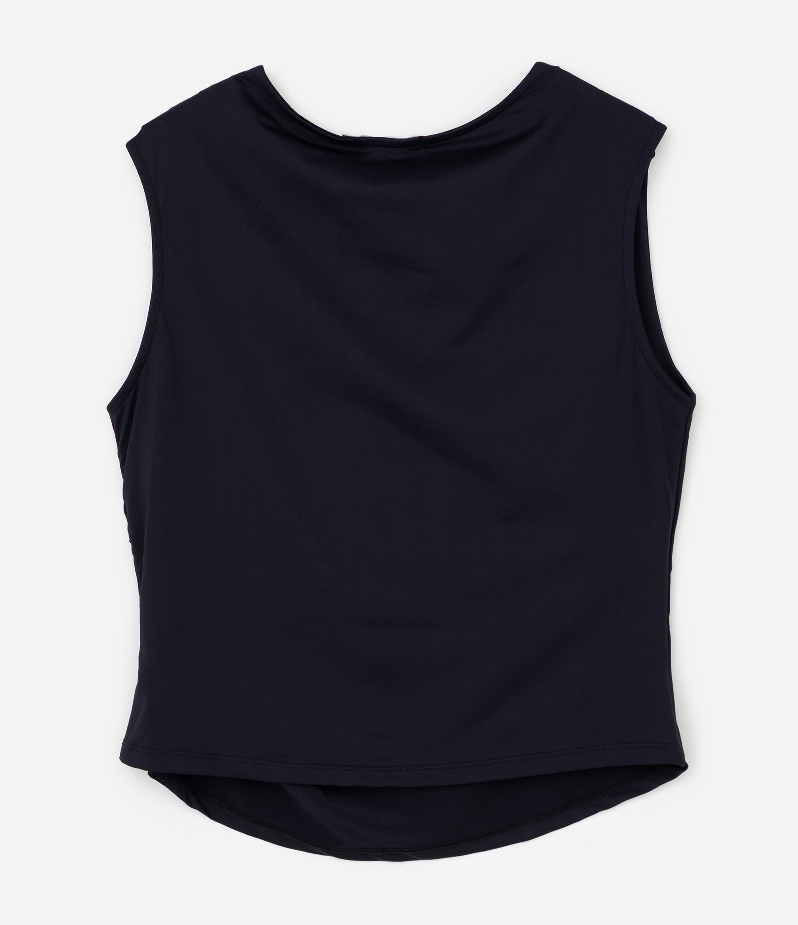Blusa com Franzido Lateral Curve & Plus Size Preto 6