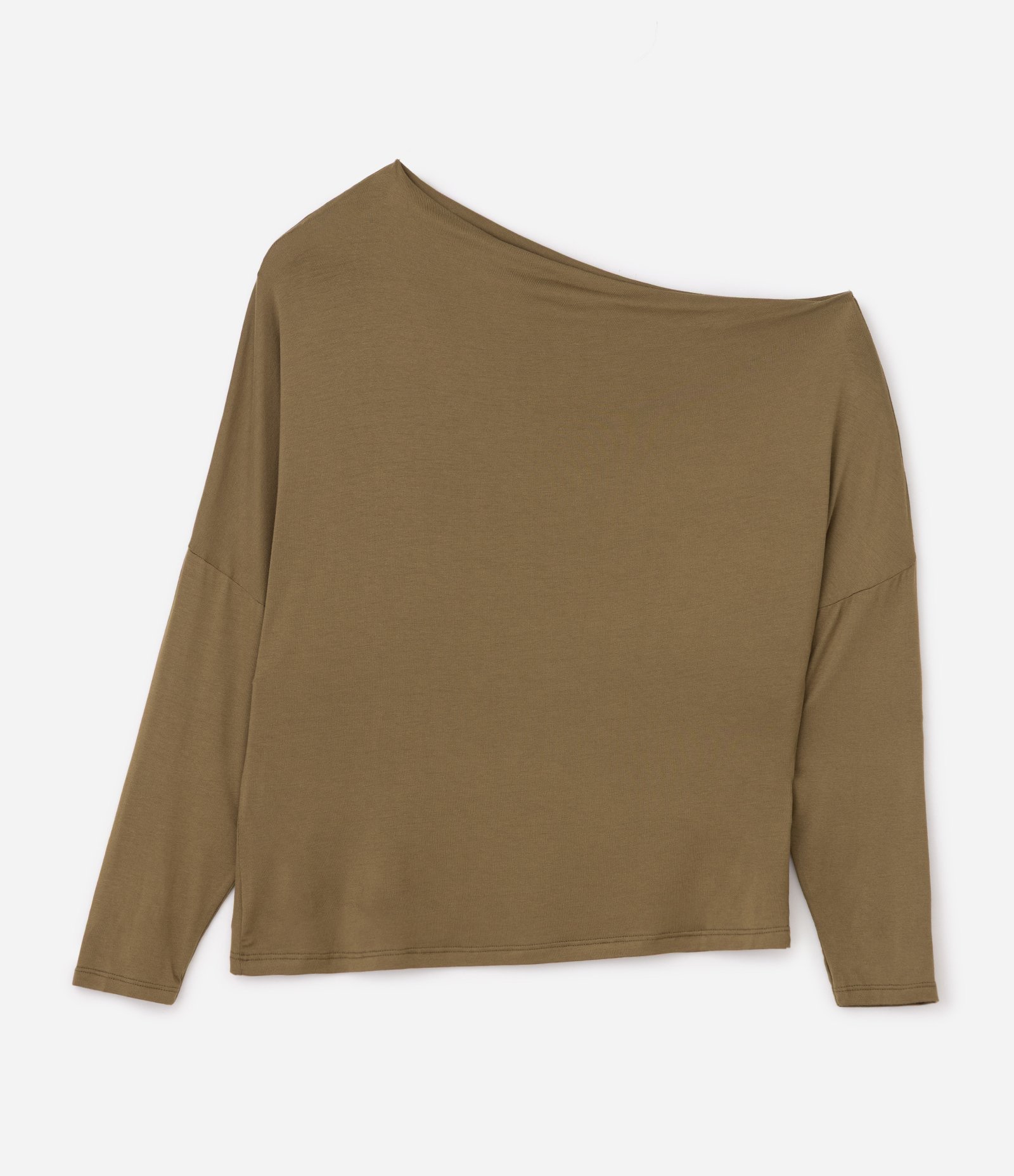 Blusa em Microfibra com Decote Degagê Curve & Plus Size Marrom 6