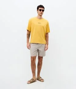 Camiseta Boxy Malha Pesada Brasil