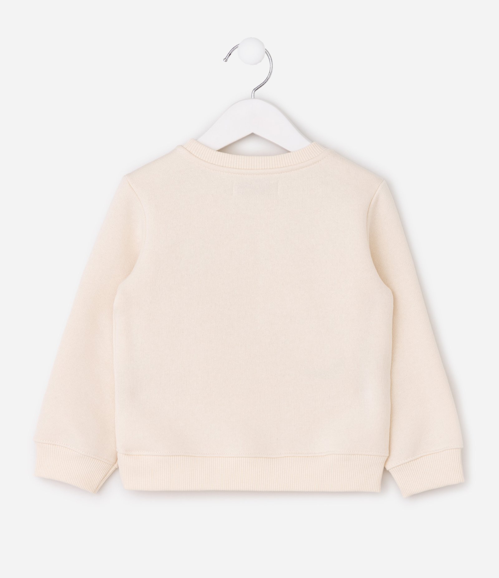 Conjunto Comfort Infantil Casaco e Calça com Estampa de Ícones – Tam 1 a 6 Anos Bege Claro 4