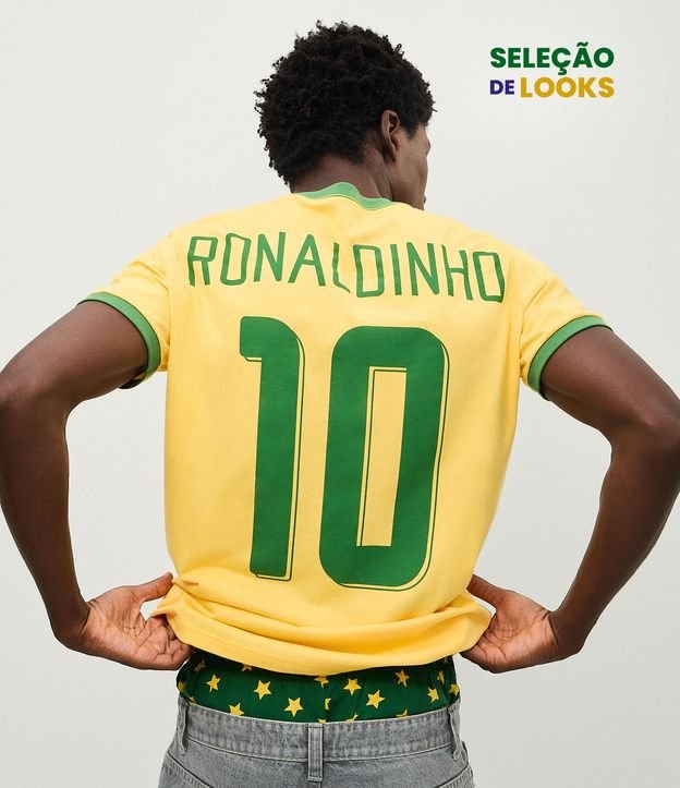 Camiseta Comfort Ronaldinho Brasil