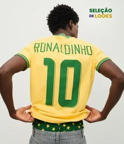 Camiseta Comfort Ronaldinho Brasil