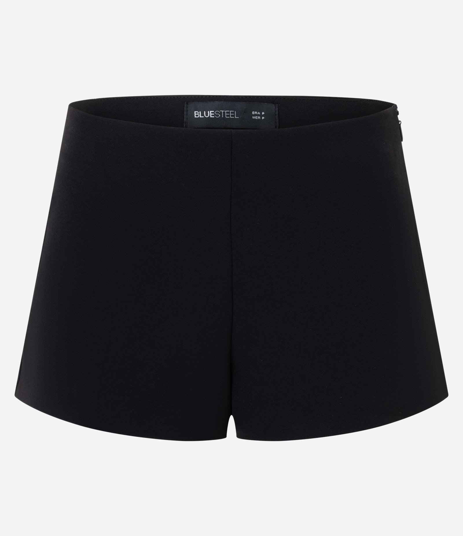Short Curto Alfaiatado Preto 5