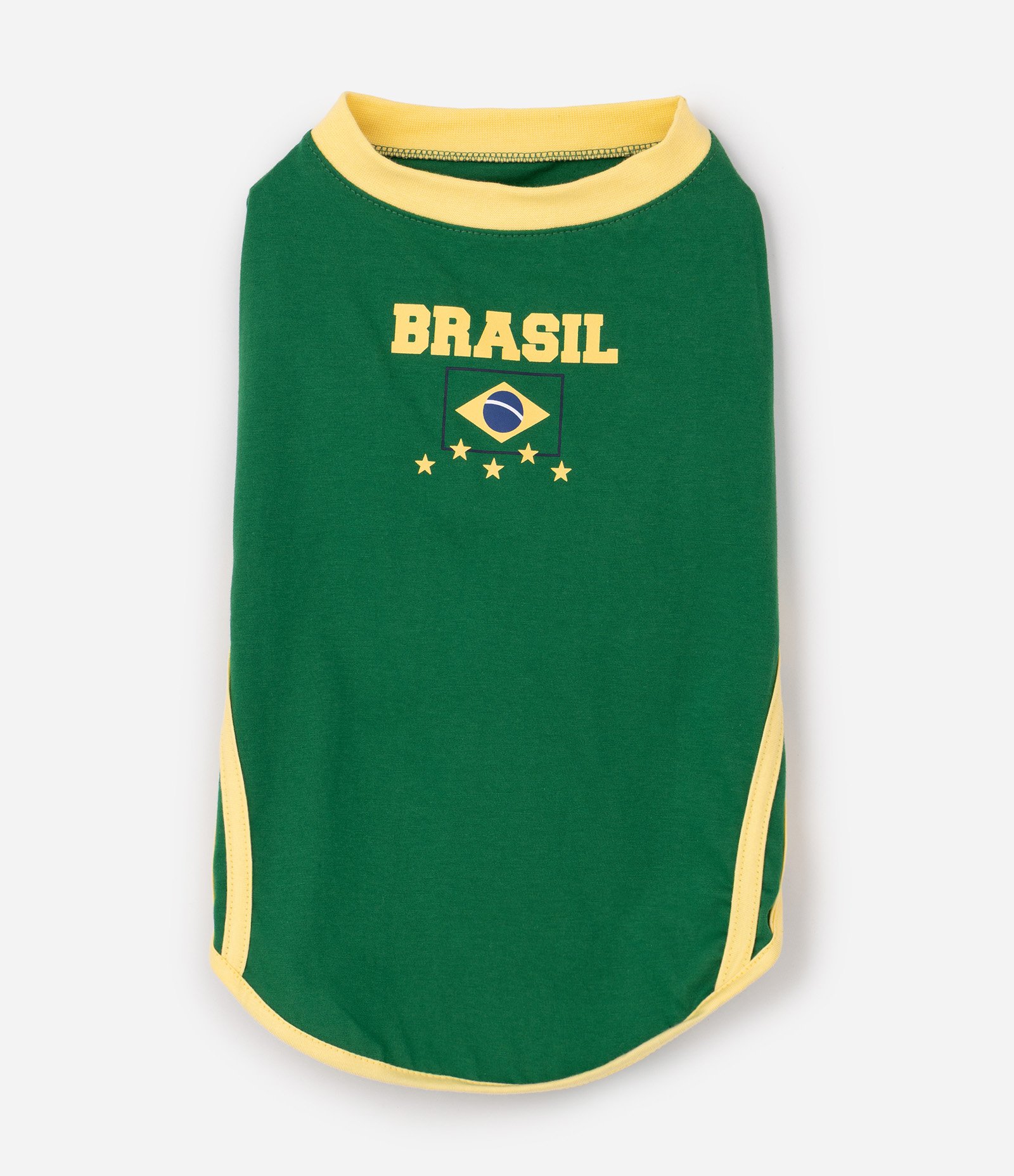Roupa para Cachorro com Estampa Brasil Verde 1