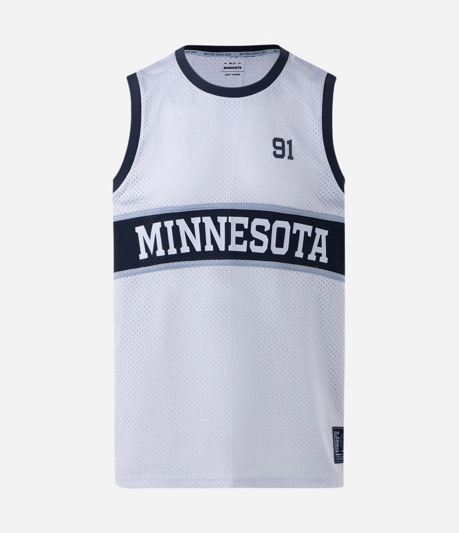 Regata Esportiva Dry Basquete com Estampa Localizada Azul 5
