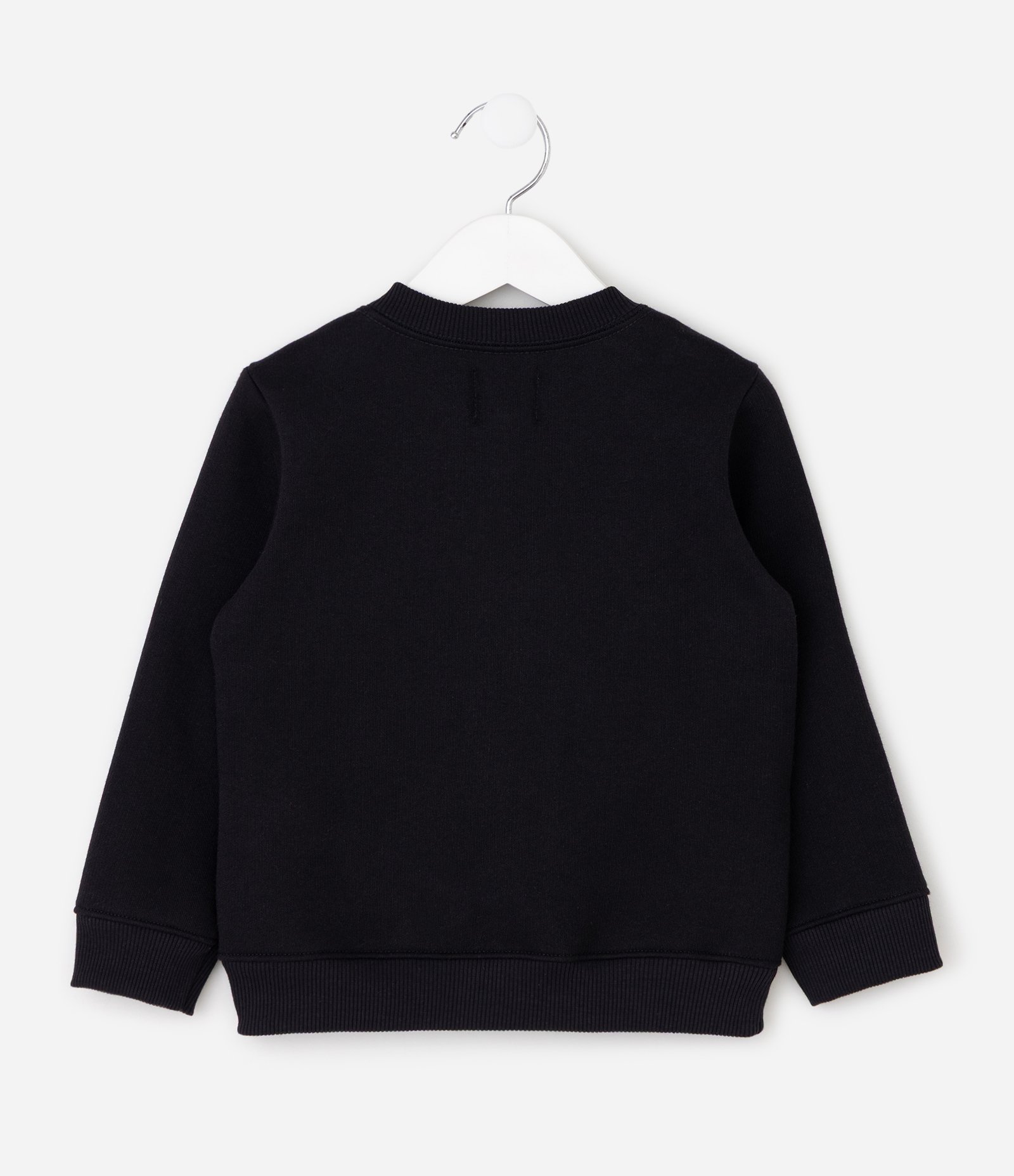 Casaco Infantil Fleece Bordado Urso Polar – Tam 1 a 6 Anos Preto 2