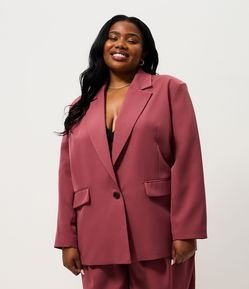 Blazer Oversized Alfaiatado Curve & Plus Size