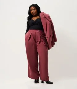 Calça Alfaiataria Balloon Curve & Plus Size
