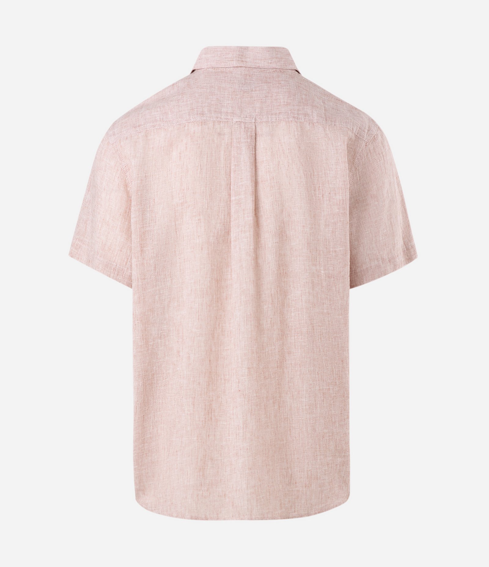 Camisa em Crepe Manga Curta Rosa Claro 2