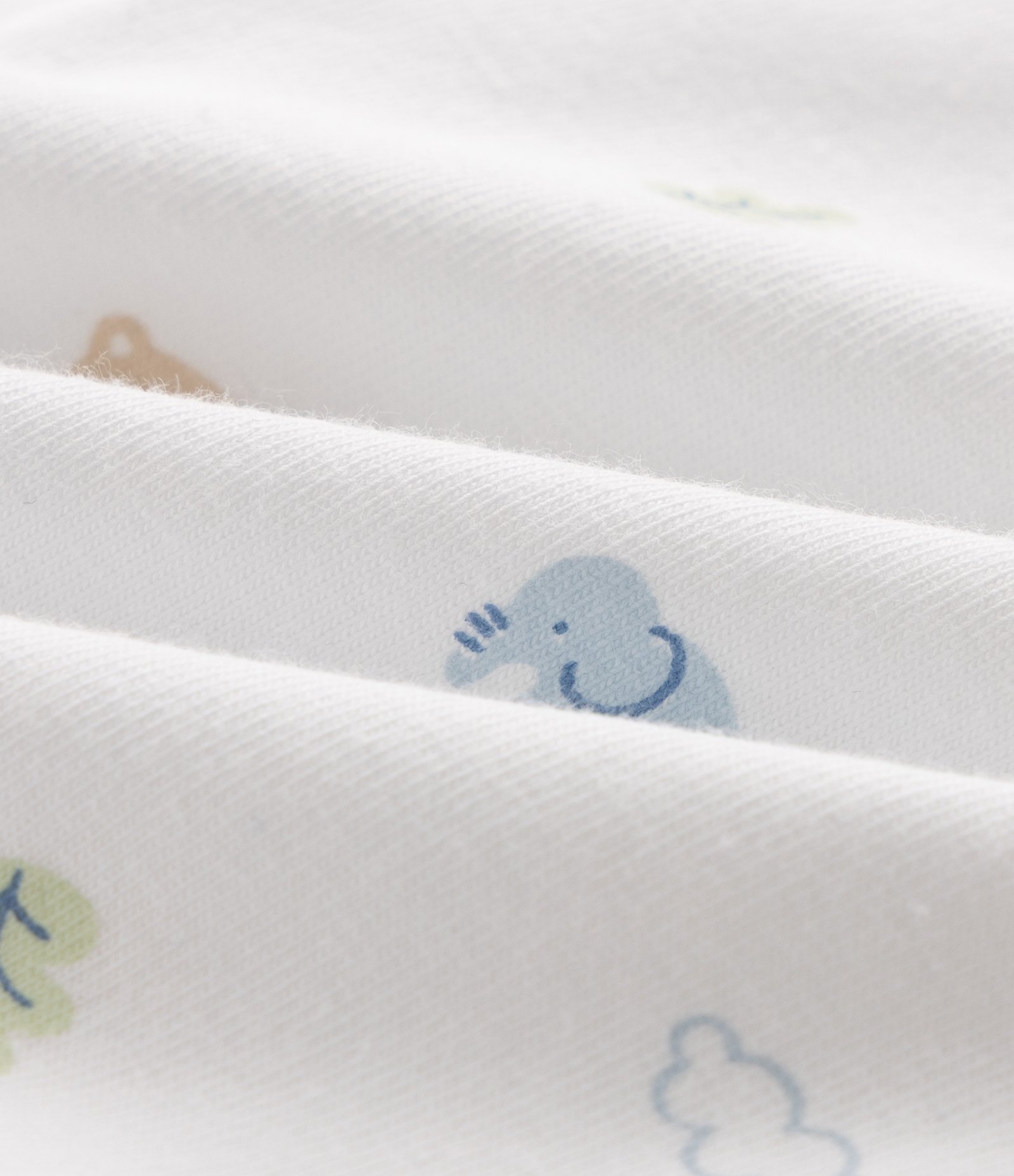 Calça Infantil Legging com Estampa Fullprint Mini Icones – Tam 0 a 18 Meses Branco 4