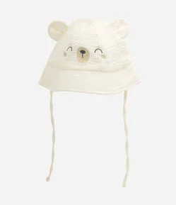 Chapeu Bucket Infantil Em Tricoline - Tam Único