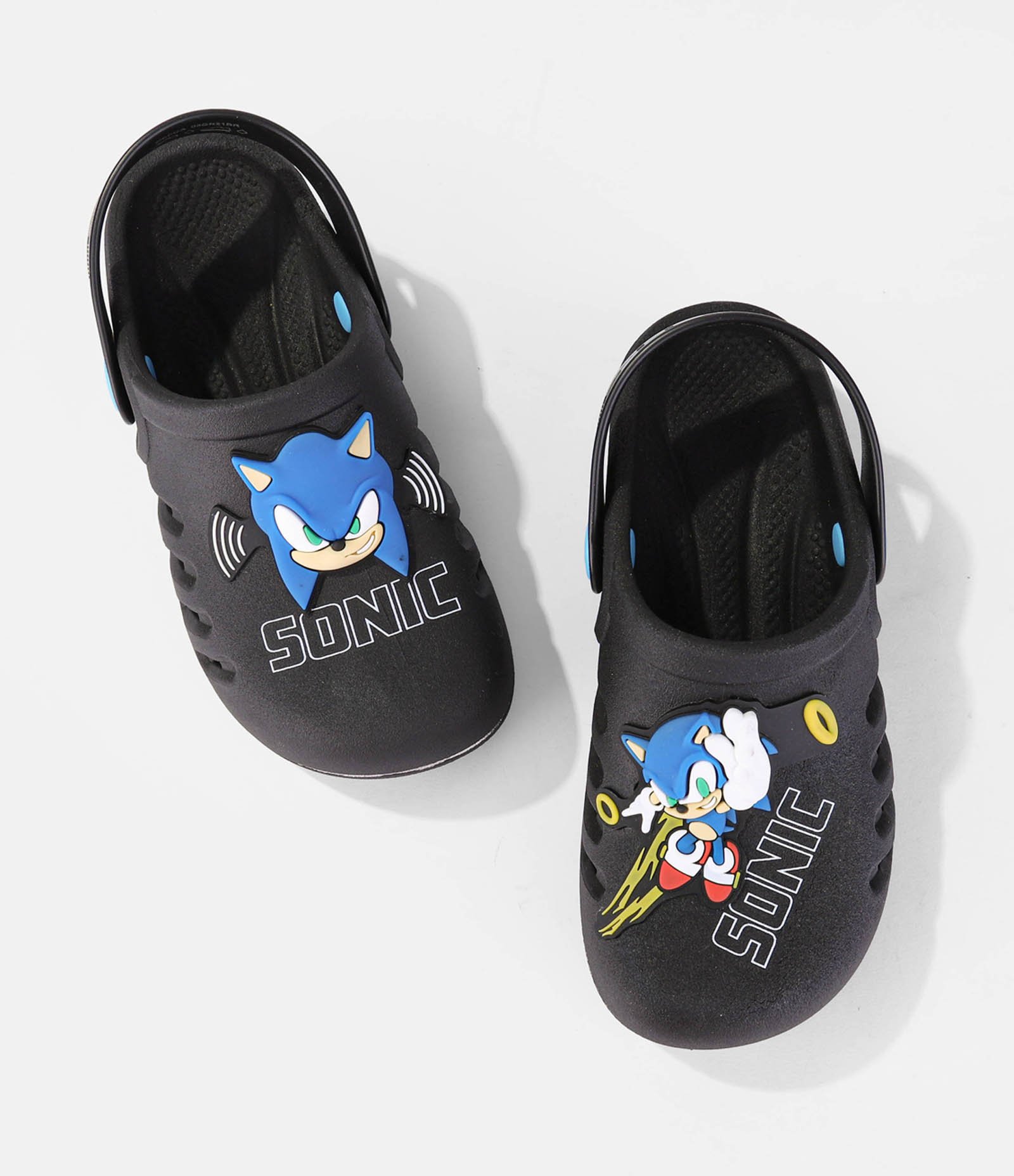 Sandália Babuche Infantil com Patch Sonic - Tam 23 ao 34 Preto 3