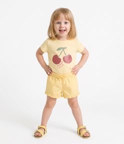 Short Infantil com Babadinhos - Tam 1 a 5 Anos