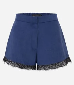Short com Renda na Barra
