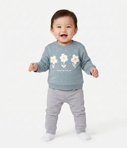 Calça Slim Jeans Jegging Bebê Com Cós Elástico - Tam 0 A 18 Meses