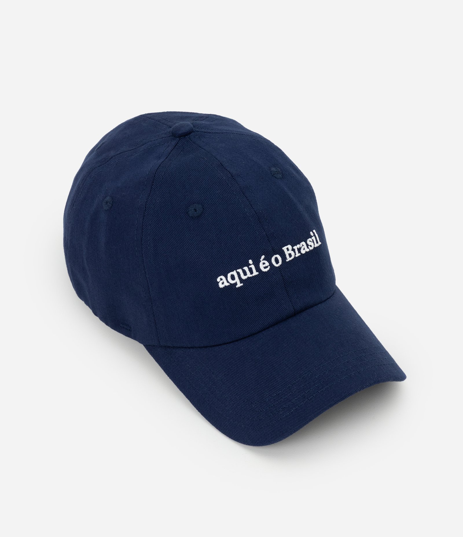 Boné em Sarja com Bordado Brasil Azul 2
