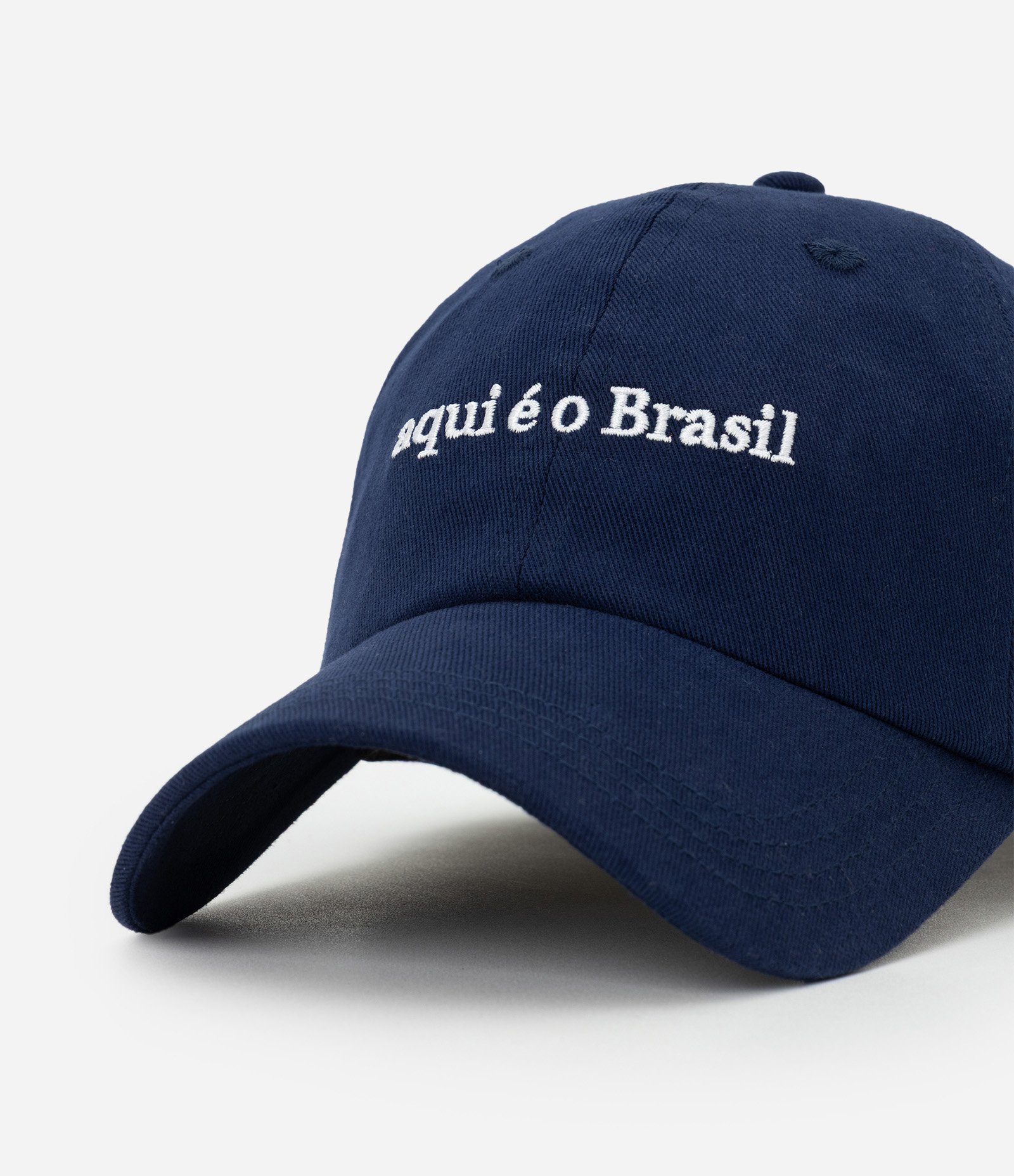 Boné em Sarja com Bordado Brasil Azul 5