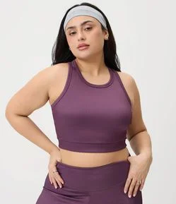 Top Nadador Canelado Curve & Plus Size