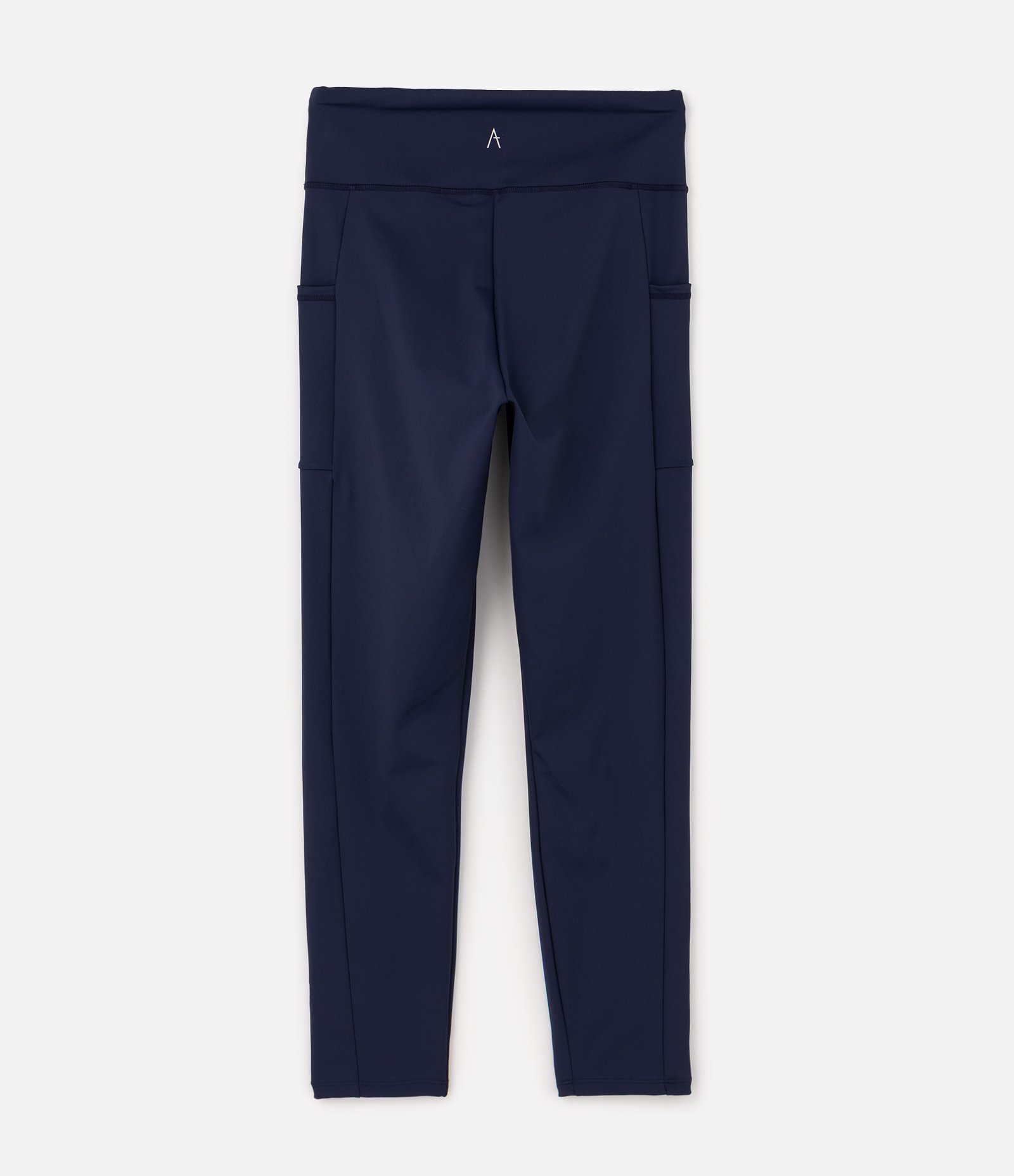 Calça Legging em Poliamida com Bolso Lateral Curve & Plus Size Azul 6
