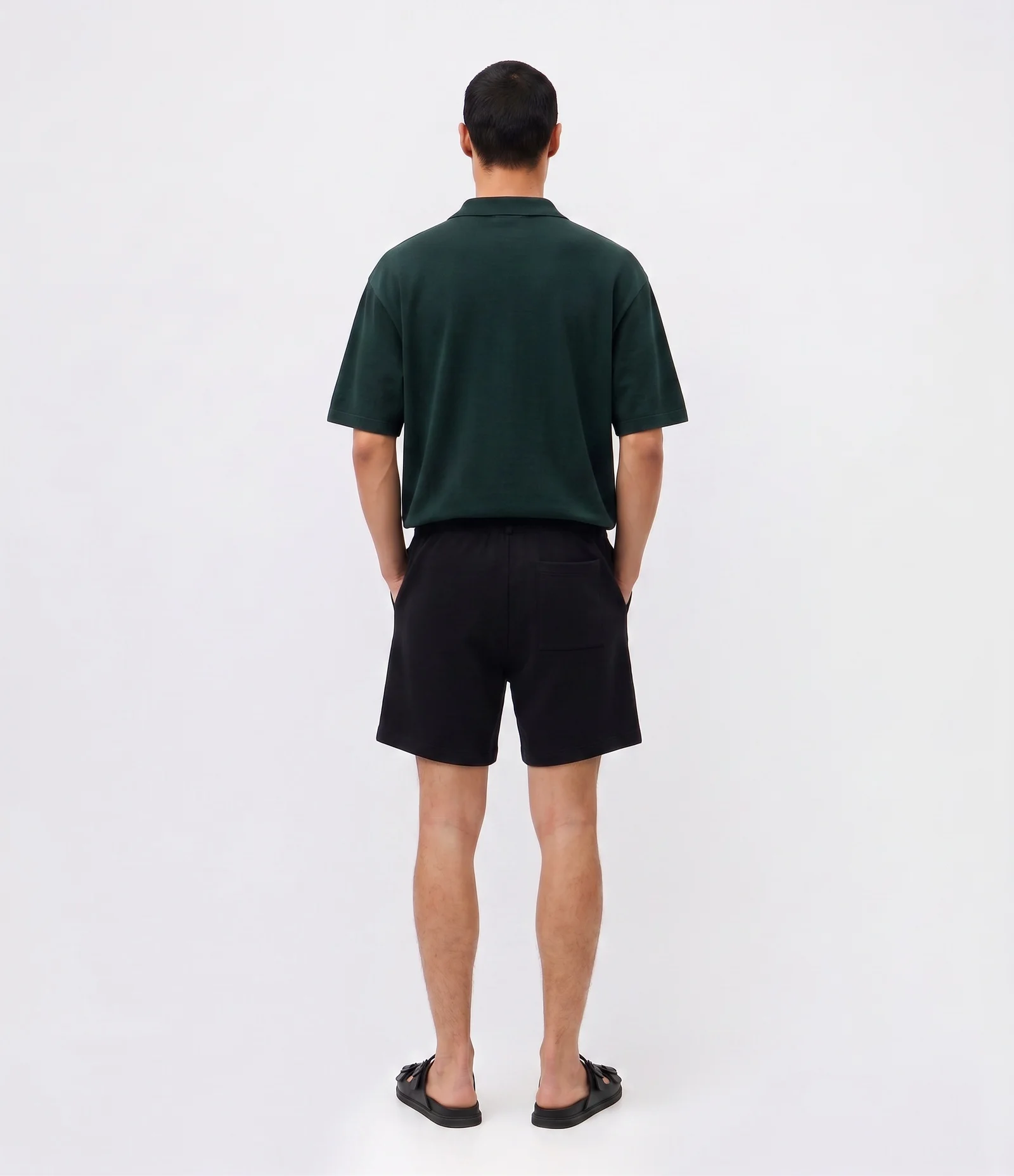 Polo Boxy Texturizada com Patch Brasil Verde 2