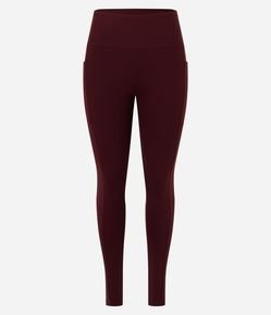 Calça Legging Esportiva com Bolsos Laterais