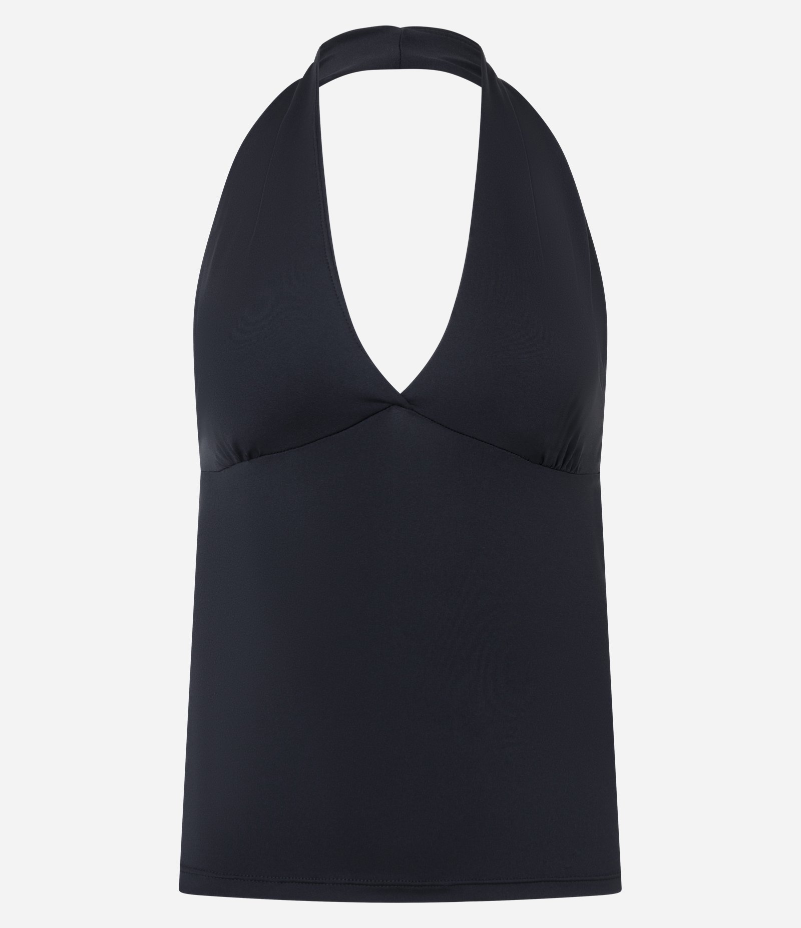 Blusa Frente Única em Microfibra Preto 5