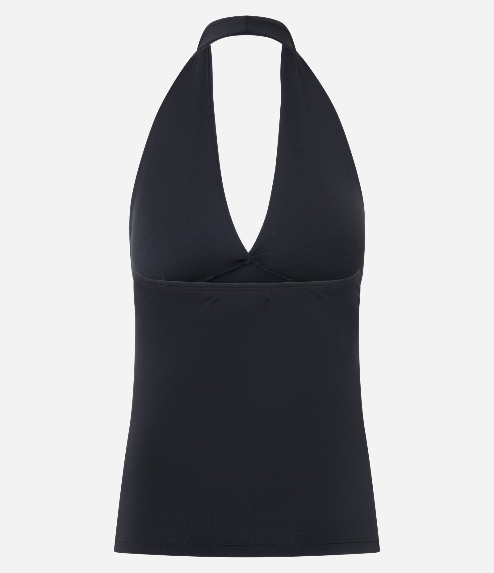Blusa Frente Única em Microfibra Preto 6