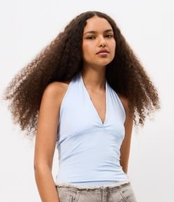 Blusa Frente Única em Microfibra