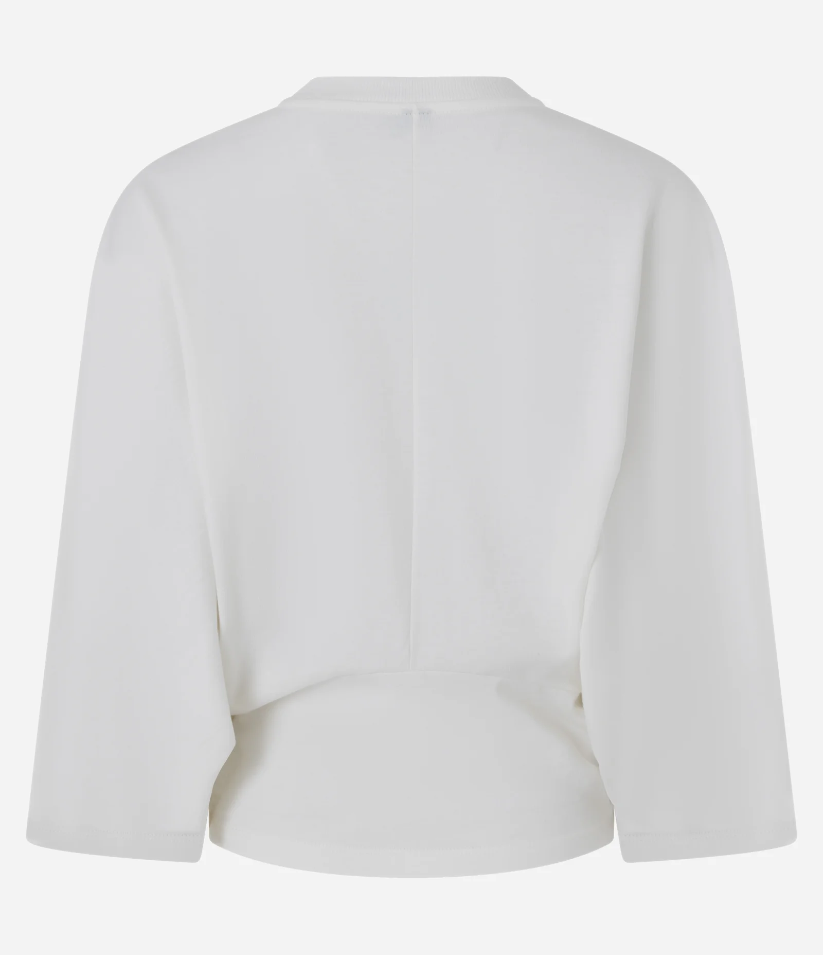 Blusa Corsetada em Algodão com Manga Ampla Branco 2