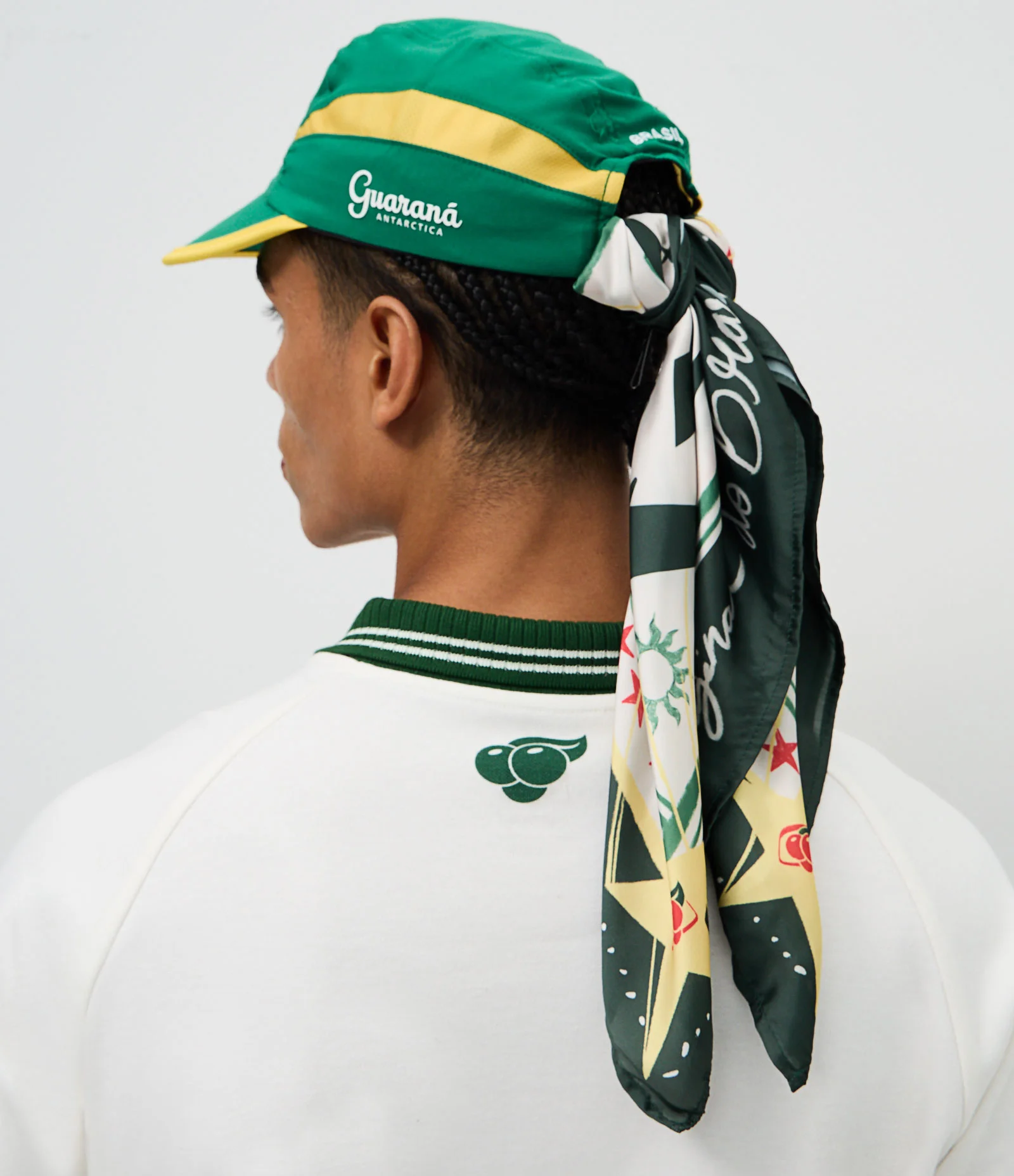 Lenço Quadrado com Estampa Temática Guaraná Multicores 1