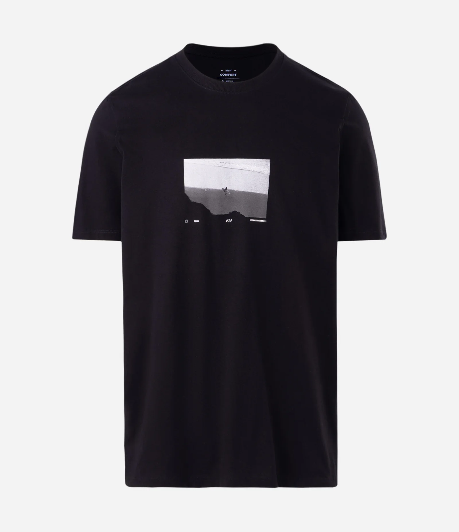 Camiseta Comfort com Estampa Photoprint Preto 1