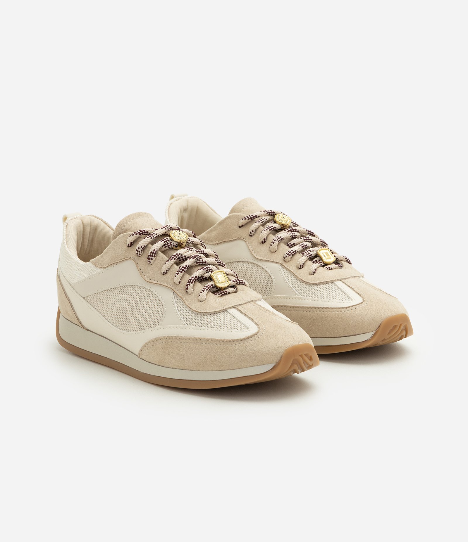 Tênis Retro Runner com Cadarço Contrastante Off White 4